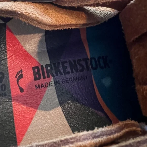 🆕 Birkenstock “Boston” Dark Rust  Suede Mules size 39/8 - Picture 4 of 8